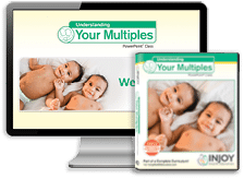 Understanding Your Multiples powerpoint shown on a desktop computer with the USB packaging product images