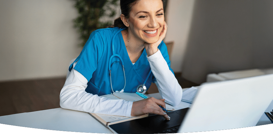 A group of medical students are studying together in a classroom. AI generated content