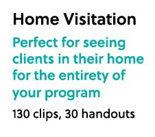 Home Visitation Perfect for seeing clients in their home for the entirety of your program 130 clips, 30 handouts